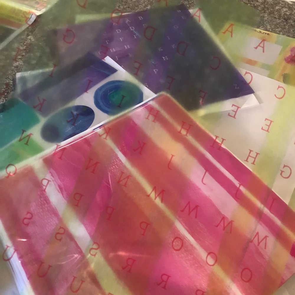 🙏 FLAVIA Scrapbook Transparency Overlays Kit nwt - Picture 11 of 13